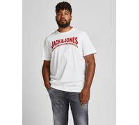 Jack & Jones Uomo Storia Manica Corta Stampa Girocollo Tee 1XL-6XL,3 Colori