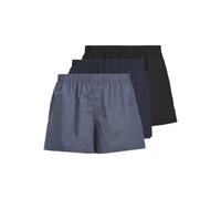 JACK & JONES Woven Boxers 3 Pack Jacmilano-Confezione da 3 Boxer Pls SN, Vendimia Índigo, 5X_l Uomo
