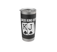 Jack King Off Casino Lover Gioco di Poker Divertente Giocatore di Poker Bicchiere termico in acciaio inox doppia parete