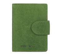 Jack Kinsky Aruba Portafoglio Protezione RFID Vera Pelle 10.5 cm verde