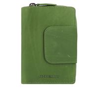 Jack Kinsky Aruba Portafoglio Vera Pelle 14 cm verde