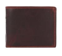Jack Kinsky Monterey Portafoglio Protezione RFID Pelle 12.5 cm marrone