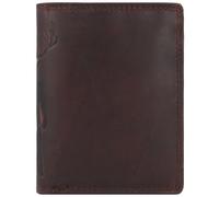Jack Kinsky Monterey Portafoglio Protezione RFID Pelle 9.5 cm marrone