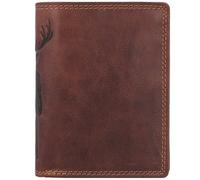 Jack Kinsky Monterey Portafoglio Protezione RFID Pelle 9.5 cm marrone