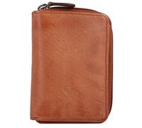 Jack Kinsky Portafoglio Nelson RFID in pelle 11 cm marrone