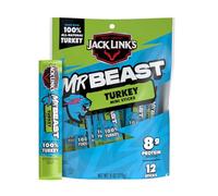 Jack Link's 12 bastoncini di tacchino alle erbe salate da 14,2 g per sacchetto