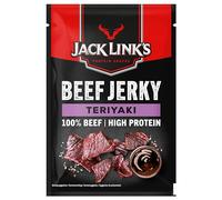 Jack Links Beef Jerky Teriyaki (12 x 60g) - Snack Proteine di Carne Secca per umani - Americani Protein Food - American Proteici Snacks - Carne Essiccata Proteico - Ideale in Palestra o All'aperto