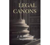 Jack M. Balkin Legal Canons (Copertina rigida)