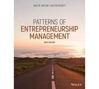 Jack M. Kaplan Jack McGourty Patterns of Entrepreneurship Management (Tascabile)