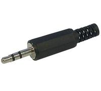 Jack maschio 3,5 mm stereo plastica nero