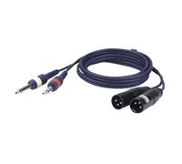Jack mono L/R to XLR/M 3P 1.5m - DAP FL44150