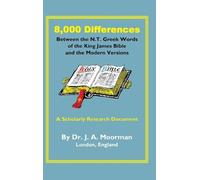 Jack Moorman 8,000 Differences Between the N.T. Greek Words o (Copertina rigida)