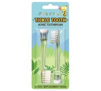 Jack n' Jill, testine di ricambio per spazzolino sonico Tickle Tooth, 2 pezzi.
