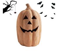 Jack O Lantern, DEGORIZZAZIONE DELLA PUNPINA LIGHT UP, illuminazione a LED senza fiamma, lampada a tema spettrale, accento per la casa stagionale, ideale per il sentiero all'aperto, camera da letto in
