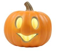Jack-O-Lantern di Halloween, luci a zucca a led | Luce Jack-O-Lantern arancione | Zucca di Halloween vintage con una strana faccia sorridente, illumina piccole luci a LED Jack O Lantern per l'arredame
