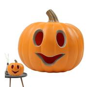 Jack-O-Lantern di Halloween, luci a zucca a led - per feste di Halloween per bambini | Zucca di vintage con una strana faccia sorridente, illumina piccole luci a LED Jack O Lantern per l'arr