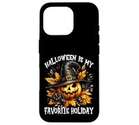 Jack O Lantern In Witch Hat Halloween Is My Favorite Holiday Custodia per iPhone 16 Pro