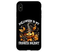 Jack O Lantern In Witch Hat Halloween Is My Favorite Holiday Custodia per iPhone XS Max