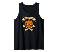 Jack O Roger Halloween Zucca Pirata Teschio Canotta