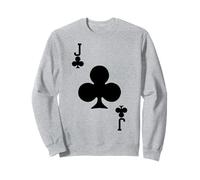 Jack of Clubs - Maglietta a forma di carte da gioco per Halloween Felpa