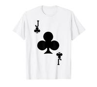 Jack of Clubs - Maglietta da gioco con carta da gioco Maglietta