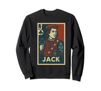 Jack Of Clubs, Nome Jack, Giocatori di Poker, Mazzo di Poker Felpa