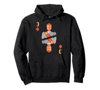 Jack of Diamonds - Mazzo di Carte Halloween Felpa con Cappuccio