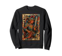 Jack of Spade Playing Card Paper Cut Lucky Poker Felpa