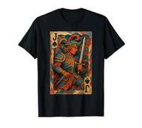 Jack of Spade Playing Card Paper Cut Lucky Poker Maglietta