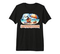 Jack O'Lantern Beach Lounging Summerween Fun Maglietta Premium