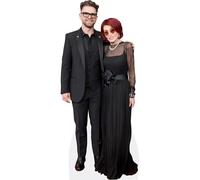 Jack Osbourne And Sharon Osbourne (Duo 1) Mini ritaglio di celebrità