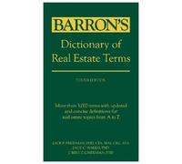 Jack P. Friedman Jack C. H Dictionary of Real Estate Terms, Tenth Ed (Tascabile)