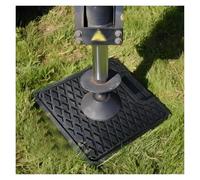 Jack Pads Stabilizzatore Tampone 1 2 3 4 Confezione Camper/Gru/Carro attrezzi Cuscinetti stabilizzatori per cric, Piastre per stabilizzatori commerciali e cuscinetti per gambe di gru con maniglia(1 pa