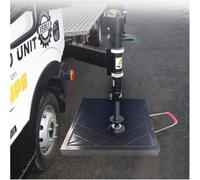 Jack Pads Stabilizzatore Tampone Gru/ Saccheggiatore/ Carro Attrezzi Cuscinetto Stabilizzatore Nero, 30x30 40x40 50x50 60x60 Cm Resistente Piattaforma Di Atterraggio Per Martinetto Stabilizzatore/ Cus