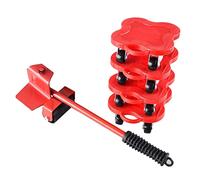 Jack per rimorchio, Mobili da 360 gradi Mobile Strumenti Trasporto Sollevatore di trasporto Pesanti Movimentare 4 ruote a rotelle Puleggia universale PULLEY 1BAR Professional Device,Resistente alla c