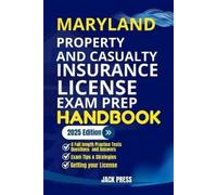 Jack Press Maryland Property and Casualty Insurance License Exam Pre (Tascabile)