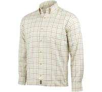 Jack Pyke Countryman Camicia Quadri Cotone Poliestere Formale Classico Burgundy