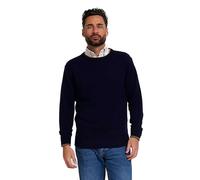 JACK PYKE - Maglioncino a Girocollo in 100% Lana d’Agnello - Blu Navy - 3XL