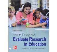 Jack R Fraenkel Looseleaf for How to Design and Evaluate (Rilegatura flessibile)