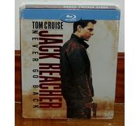 Jack Reacher Mai Ancora una Volta Posteriore Steelbook Blu-Ray Nuovo Action