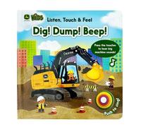 Jack Redwing John Deere Kids Listen Touch & Feel Dig Dump B (Libro di cartone)