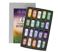 Jack Richeson 20 Piece Color Wheel Secondary Set Pastello Morbido Arrotolato a Mano, Secondaria
