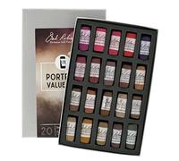 Jack Richeson, pastelli morbidi arrotolati a mano ritratto (20 pezzi), valore 1-3