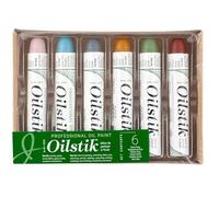 Jack Richeson Shiva Oil Paintstik, Colori Tradizionali, Set di 6