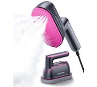 Jack&Rose Ferro da stiro portatile, 1200 W Vaporizzatore portatile e manuale per indumenti, riscaldamento rapido in 8s, stiratore a vapore 2 in 1 da viaggio