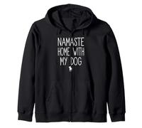 Jack Russel - Yoga Namaste Casa con Il Mio Cane Felpa con Cappuccio