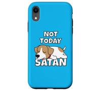 Jack Russell Terrier Cane Pigro Not Today Satan Custodia per iPhone XR
