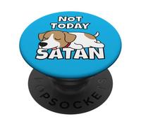 Jack Russell Terrier Cane Pigro Not Today Satan PopSockets PopGrip Adesivo