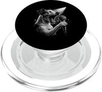 Jack Russell Terrier cantante cantante cantante amante dei cani PopSockets PopGrip per MagSafe