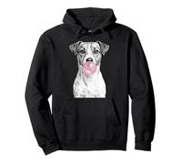 Jack Russell Terrier Che soffia Gomma da Masticare Felpa con Cappuccio